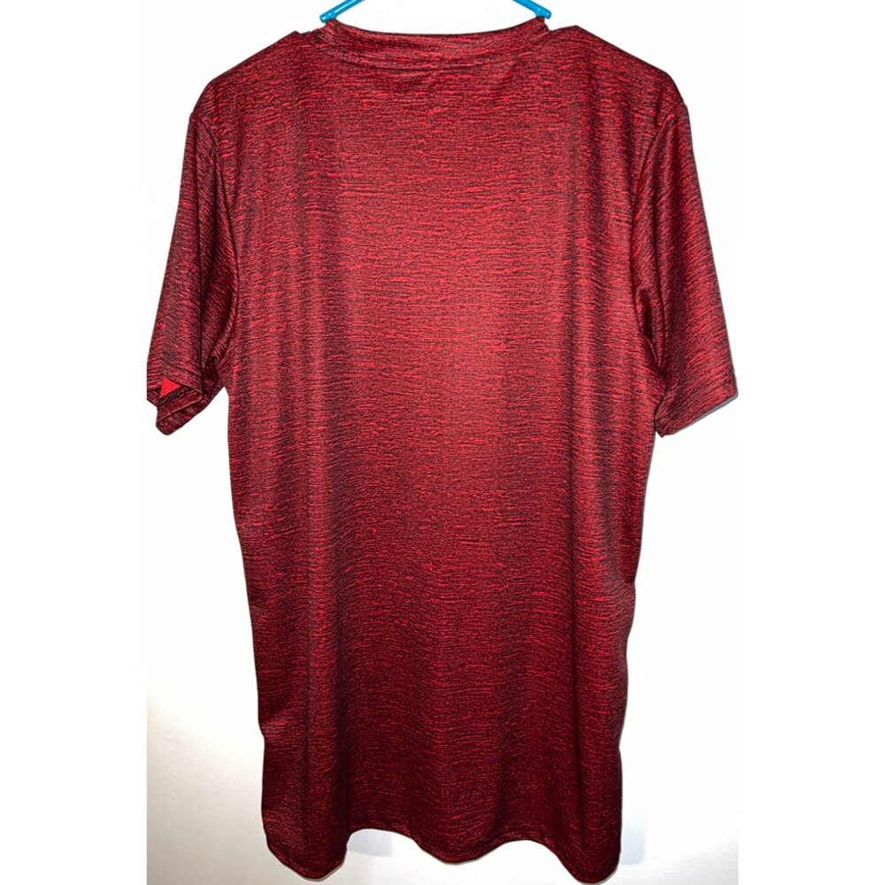 Ultra Performance Red & Black Athletic T-Shirt Large 100% Polyester Youth - Picture 2 of 3